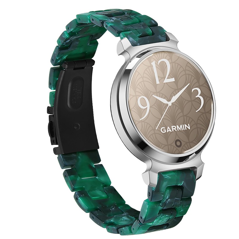 For Garmin Lily 2 Resin Stainless Steel Watch Strap Band Replacement Strap