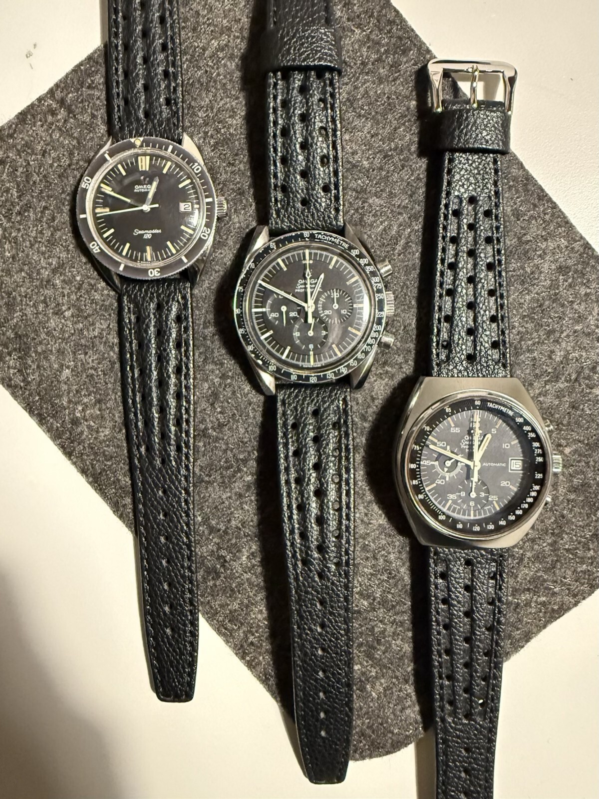ALL SIZES Genuine CorfaM® Watch Straps for Vintage 60s & 70s Sport Watches 3
