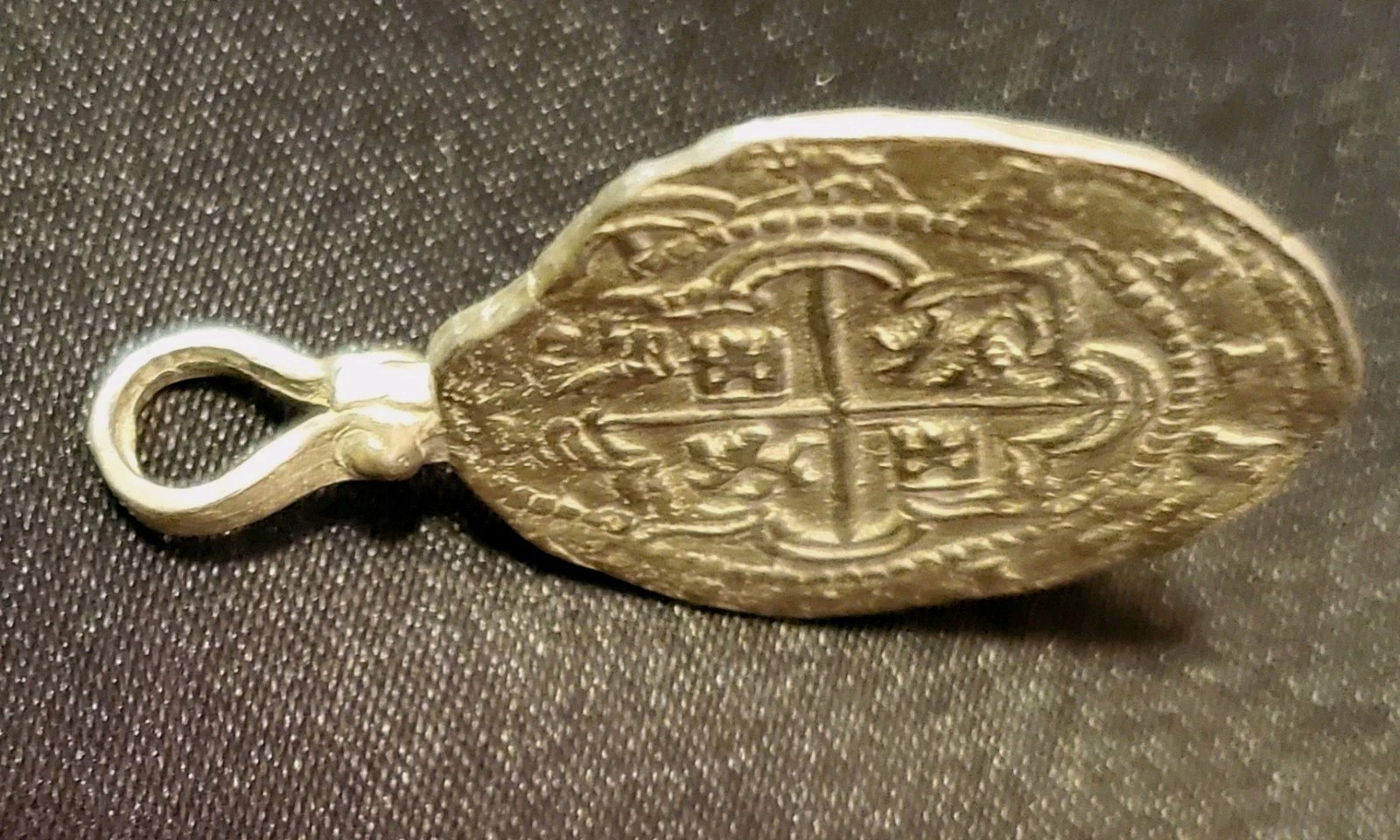 NUESTRA SENORA de ATOCHA Authentic Sunken Treasure Coin Pendant, Authenticated