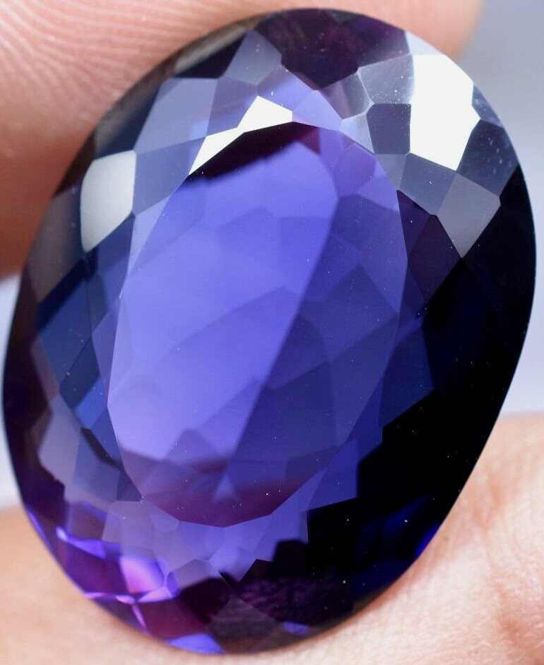 Natural 30.00 Ct Boysenberry Sapphire GGL Certified fabulous Loose Gemstone