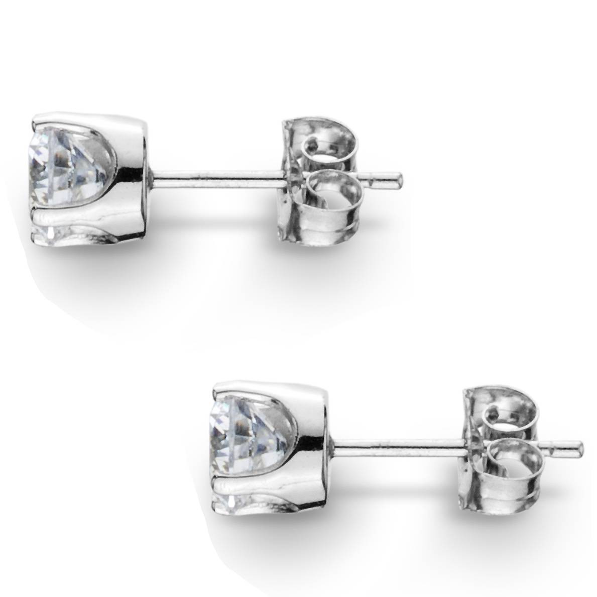 1/4 – 2 Ct T.W. Natural Diamond Studs in 14k White or Yellow Gold