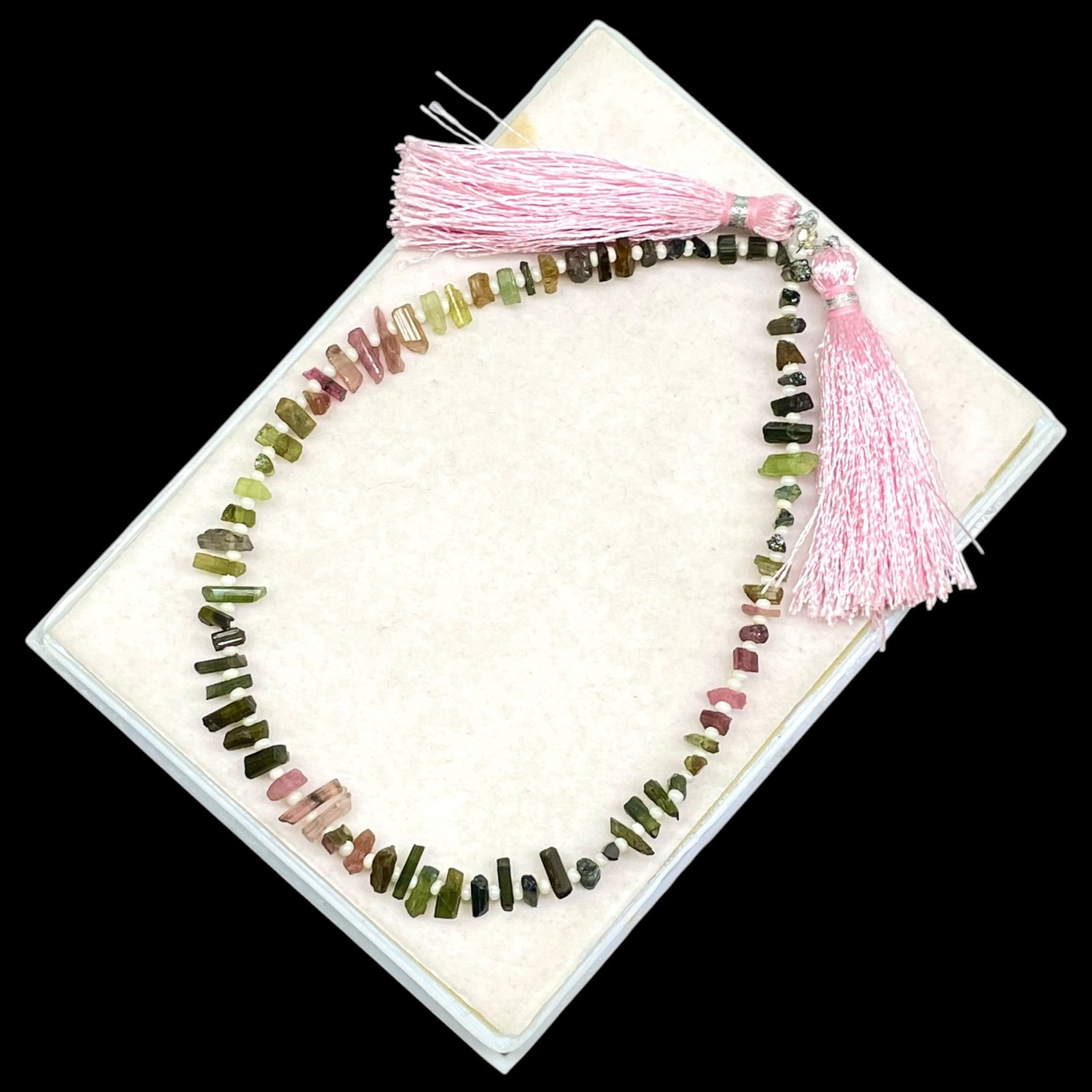 Natural Mozambique Tourmaline 4-8mm Multi Color Rough Stick Loose Gemstones