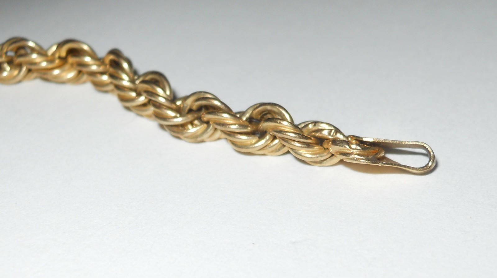10K Yellow Gold Rope Chain Necklace 9.6 Grams, 23 Inches, 3mm
