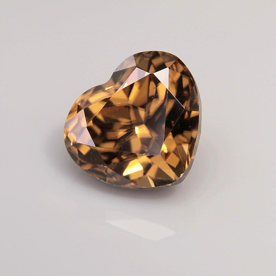 3.59 carats – Lustrous Untreated Cognac Brown Natural Zircon 2507671-14