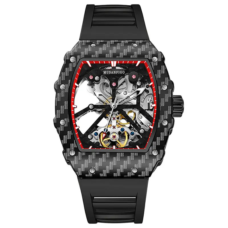 Men’s Automatic Skeleton Mechanical Watch Luxury Casual Business Fashion