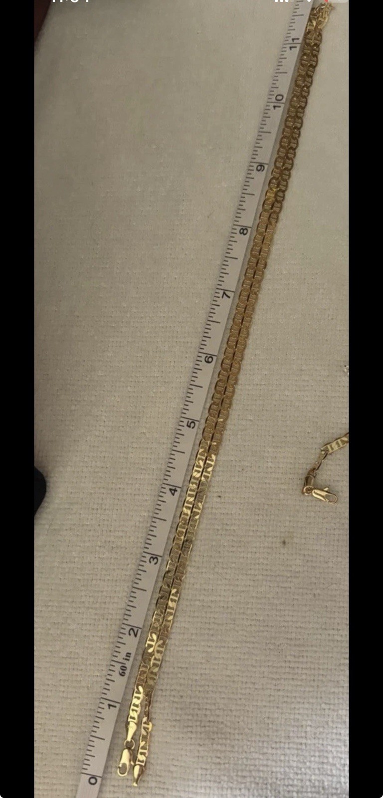 24” 3mm 14k stamped Gold Filled Anchor/Mariner Chain necklace
