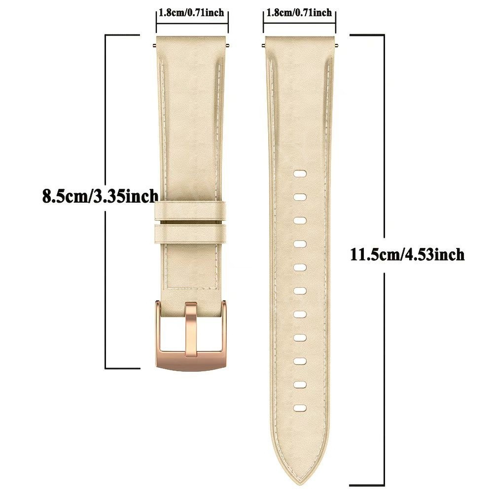 Quick Fit Leather Band Strap For Garmin Vivoactive 6 5 3 3S 4S Venu 4 41mm 3S 2S