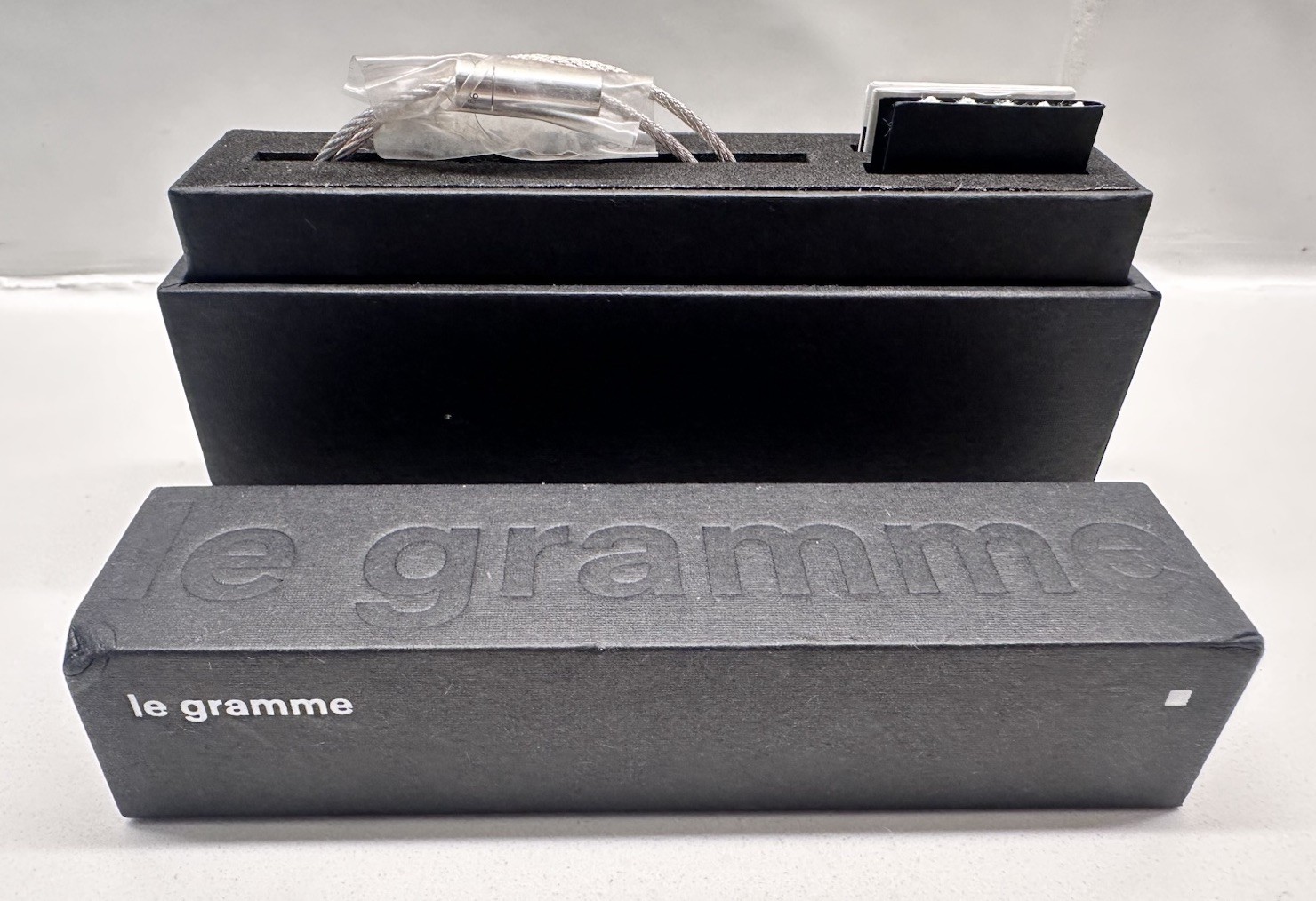 NEW Le Gramme Sterling Silver Double Wrap Cable Bracelet 9g FREE Shipping