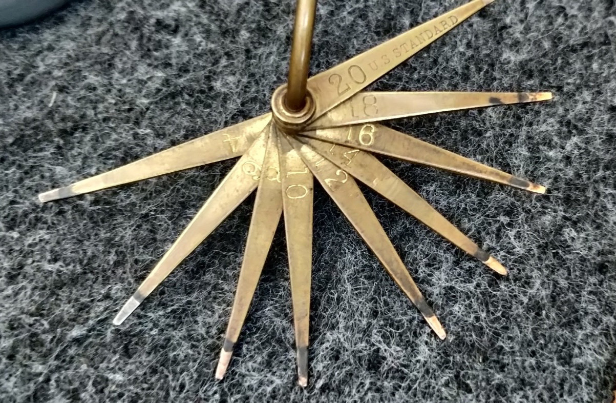 Antique Gold Testing Needles 4kt to 20kt U.S. Standard Ring Jewelers Tools