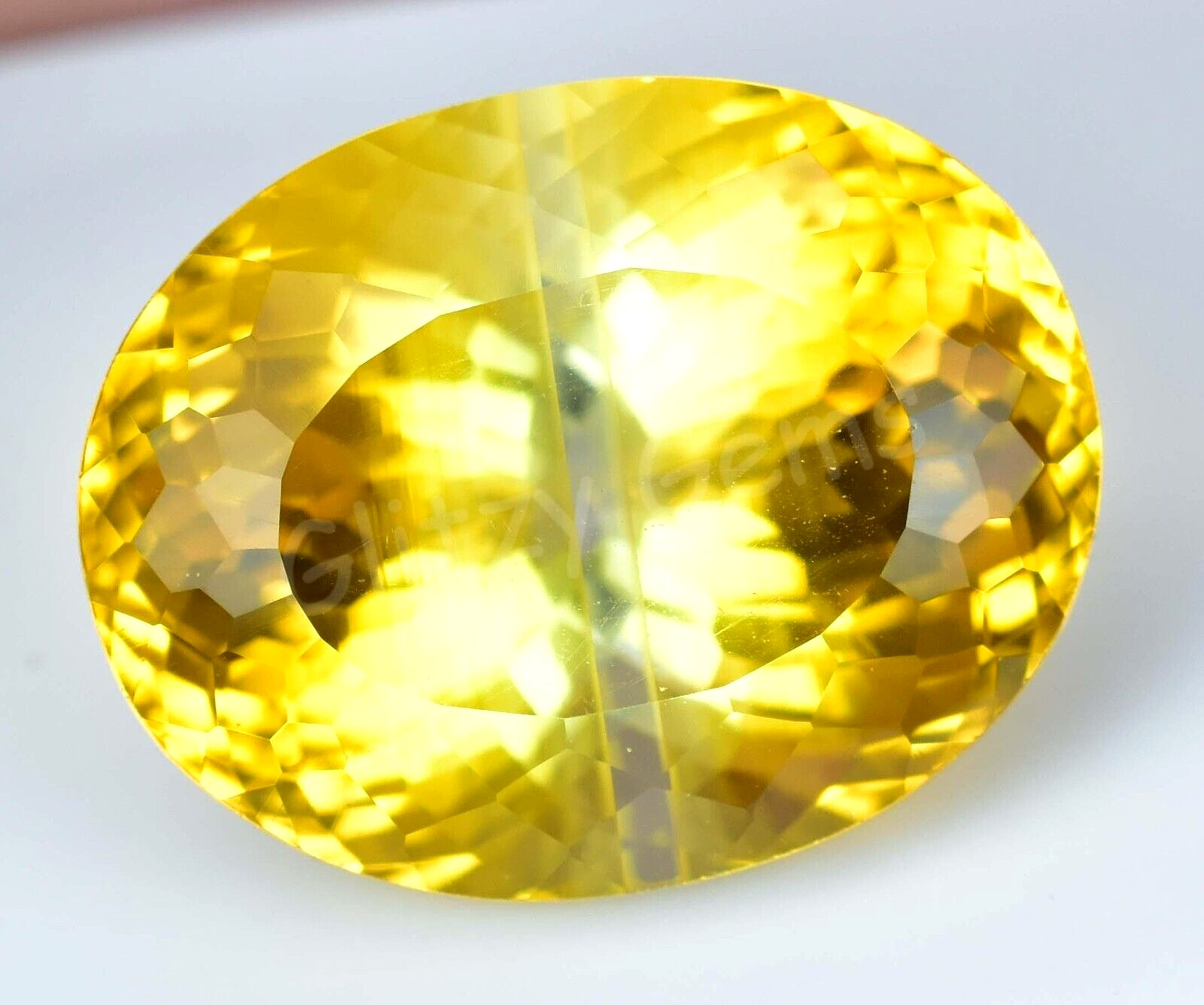 Natural Big Size Bi-Color (Yellow) Tourmaline 48.45 Ct Oval Certified Gemstone