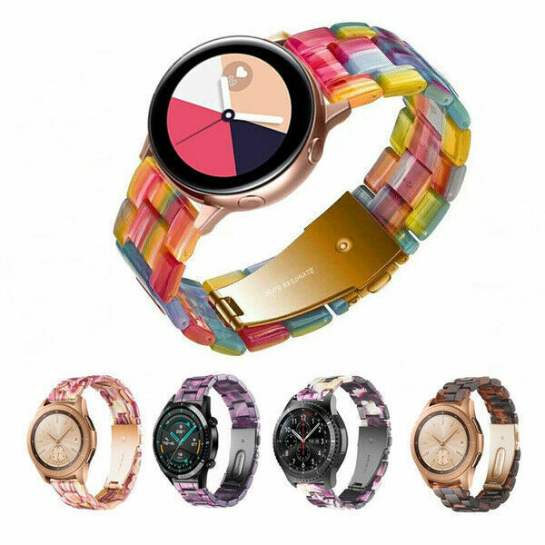 Resin Watch Band Bracelet For Samsung Galaxy Watch 4 5 6 40/44mm Classic 43/47mm