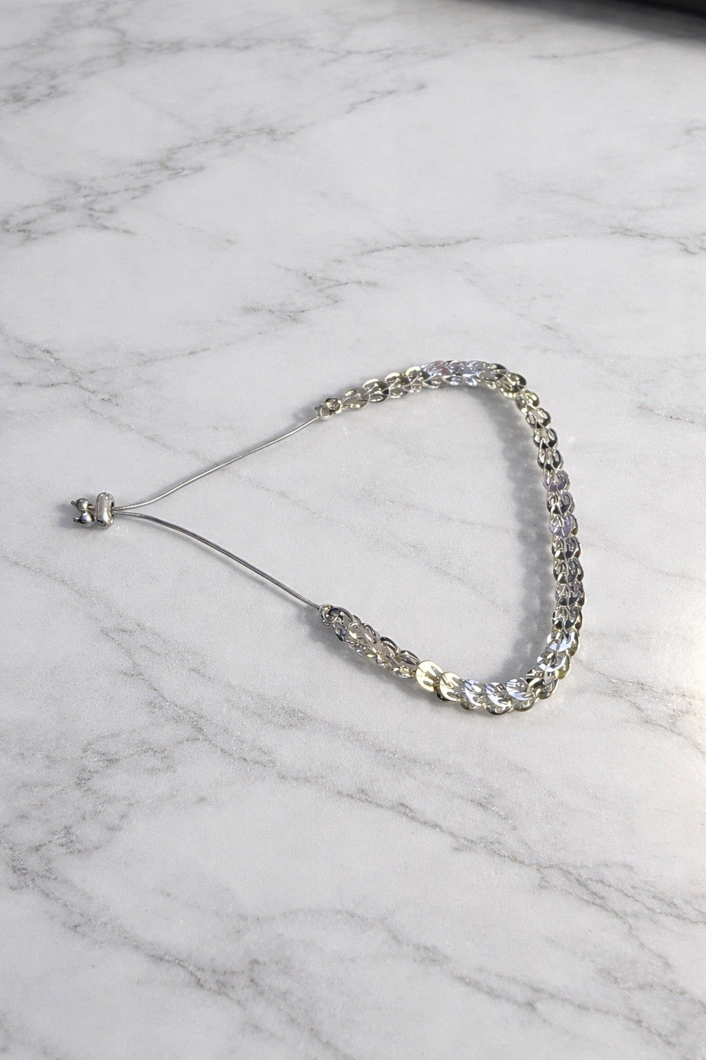 Sterling Silver 925 Adjustable Bracelet – Imported Italian-Style Design