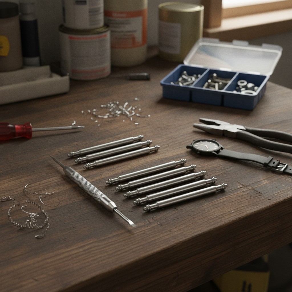 19mm Spring Bar Watch Pins Replacement 8 PCS 1.5mm Diameter