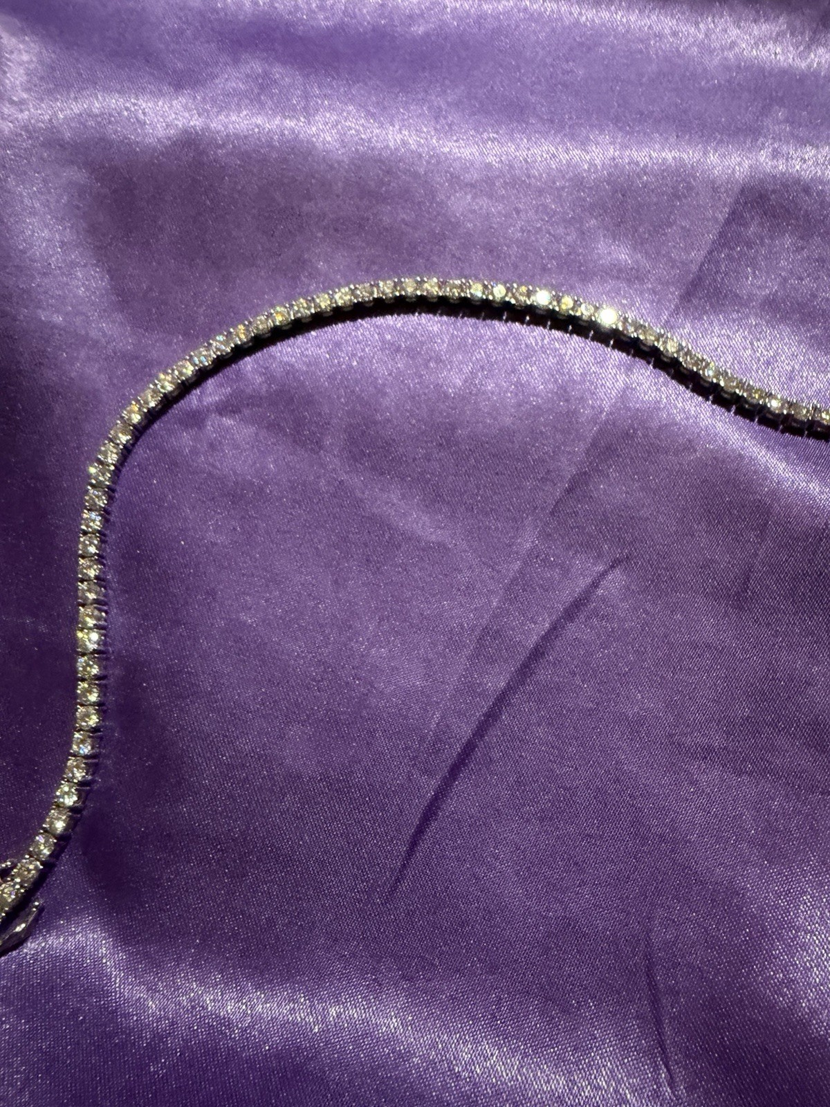 9.0 CTW Moissanite Tennis Bracelet 925 Silver 8in 3mm | Moonlight & Moissanite