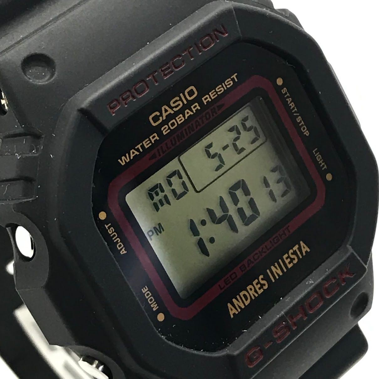 CASIO G-SHOCK DW-5600AI-1JR Andres Iniesta Signature Digital Watch