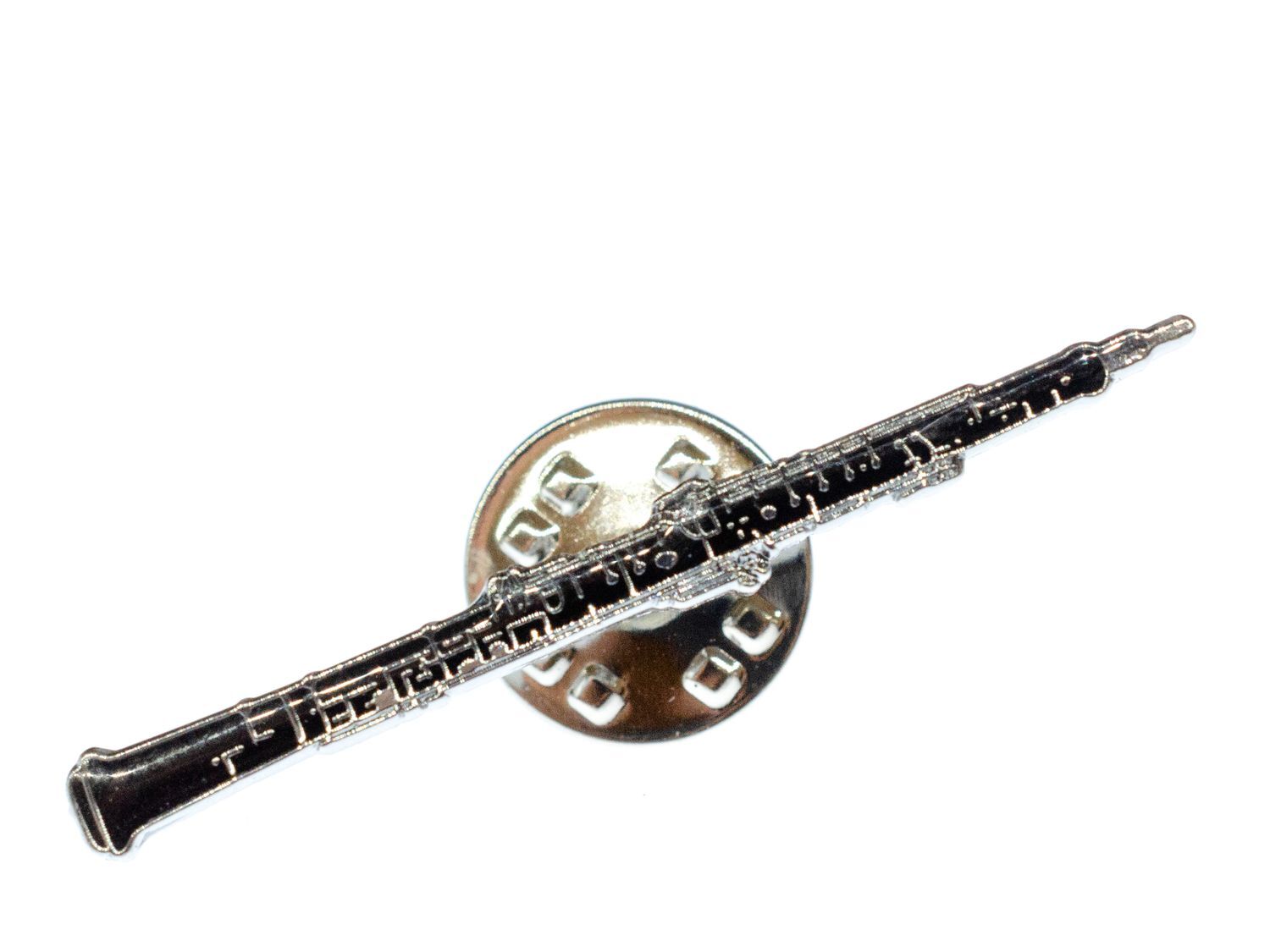 Oboe Brooch Miniblings Pin Musician Music Instrument Jazz Black MINI
