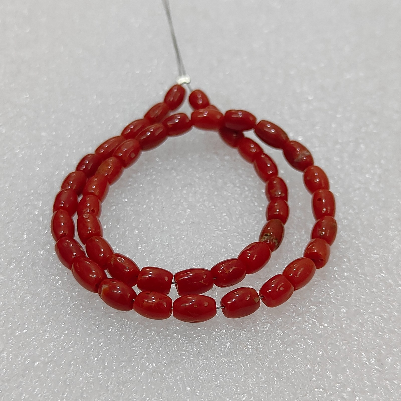 Top Quality Red Coral Beads Gemstone, Genuine Antique Red Coral Drum Shape Beads
