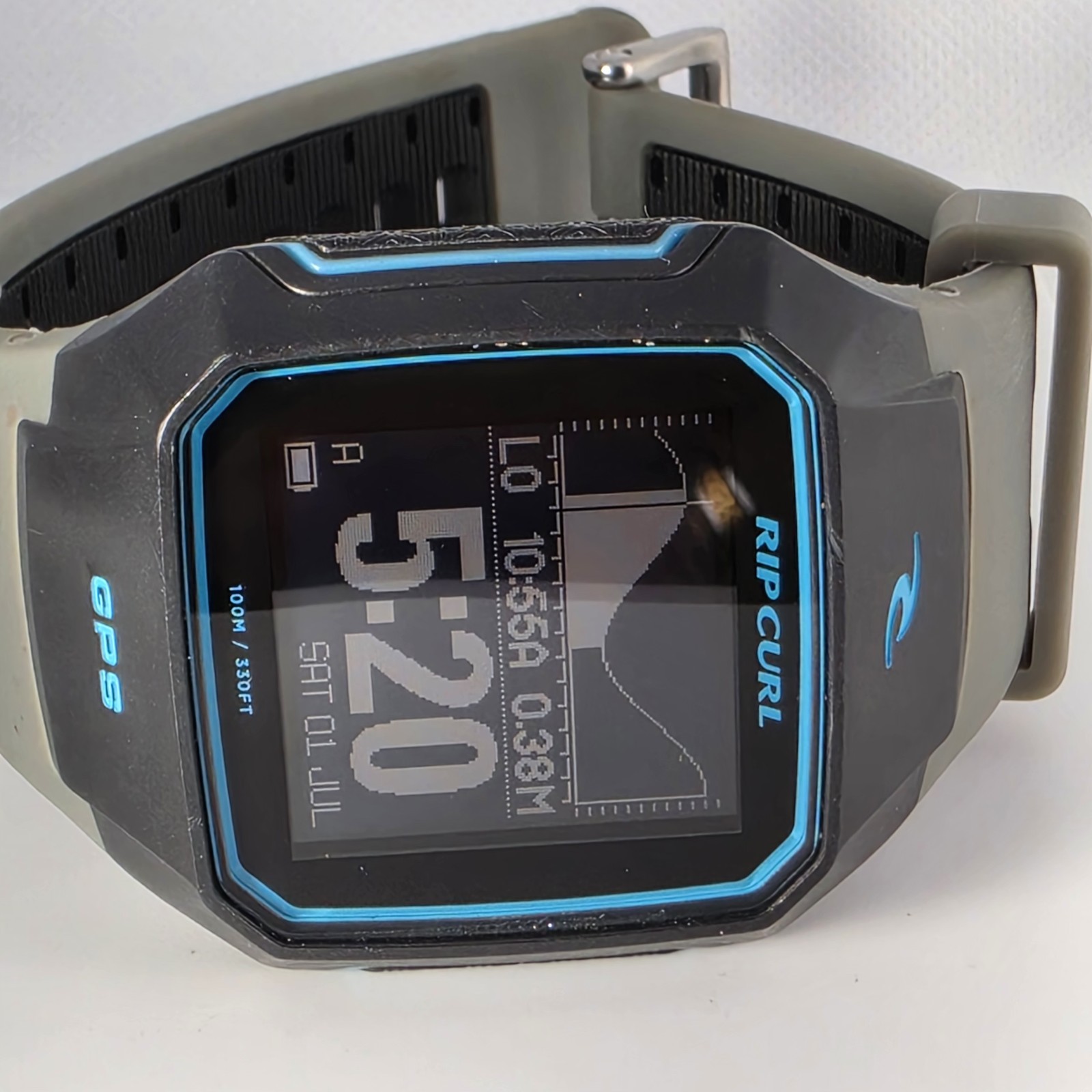 RIP CURL ULTIMATE TIDE GPS 2 MEN’S W.R 42X53mm IOS USER ONLY NOT FOR ANDROID