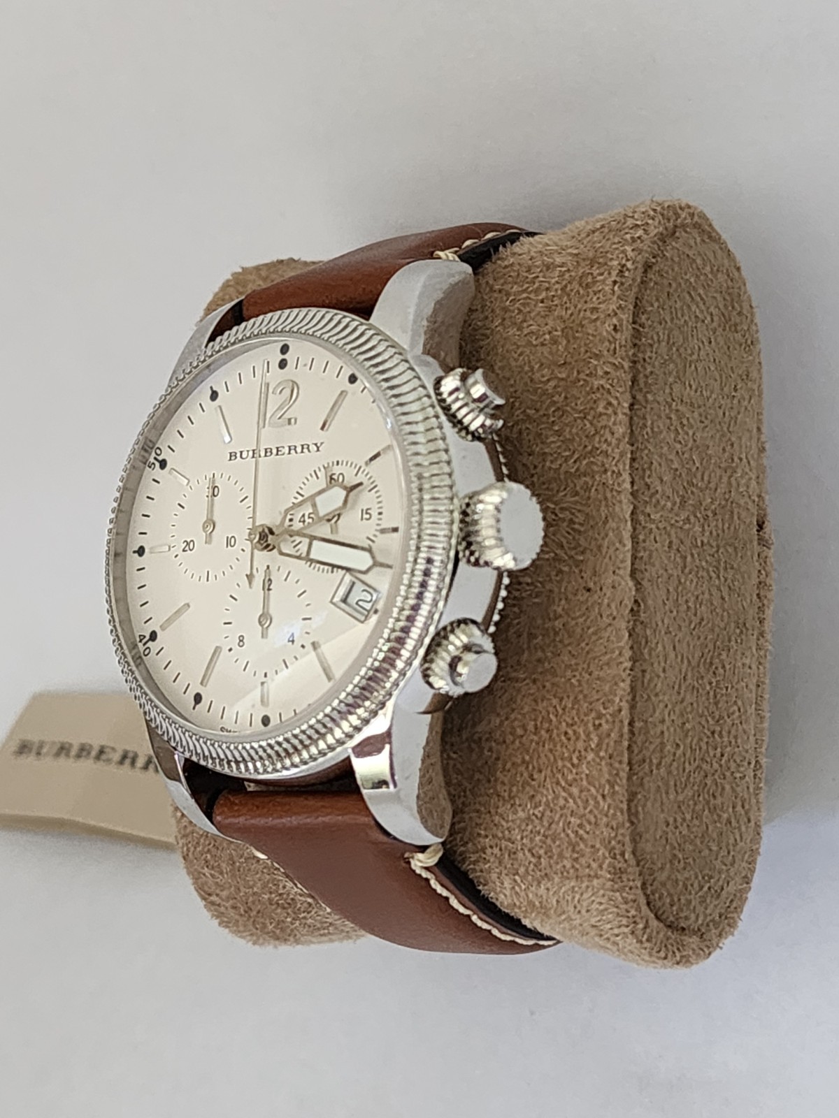 $695 Brand New Burberry Men Watch Chronograph BU7817 “The Utilitarian” 42 mm