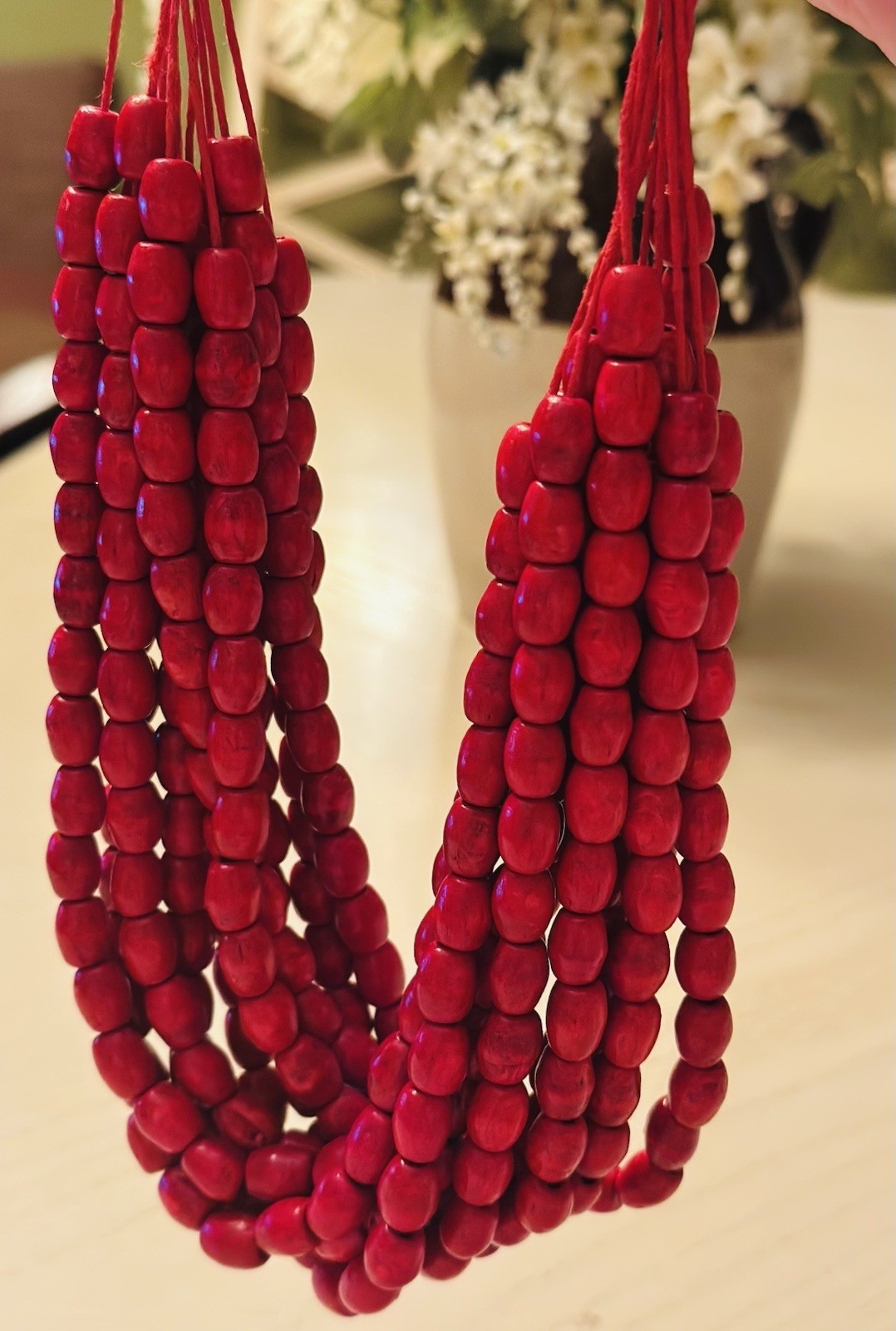 Ukrainian Traditional Wooden Necklace