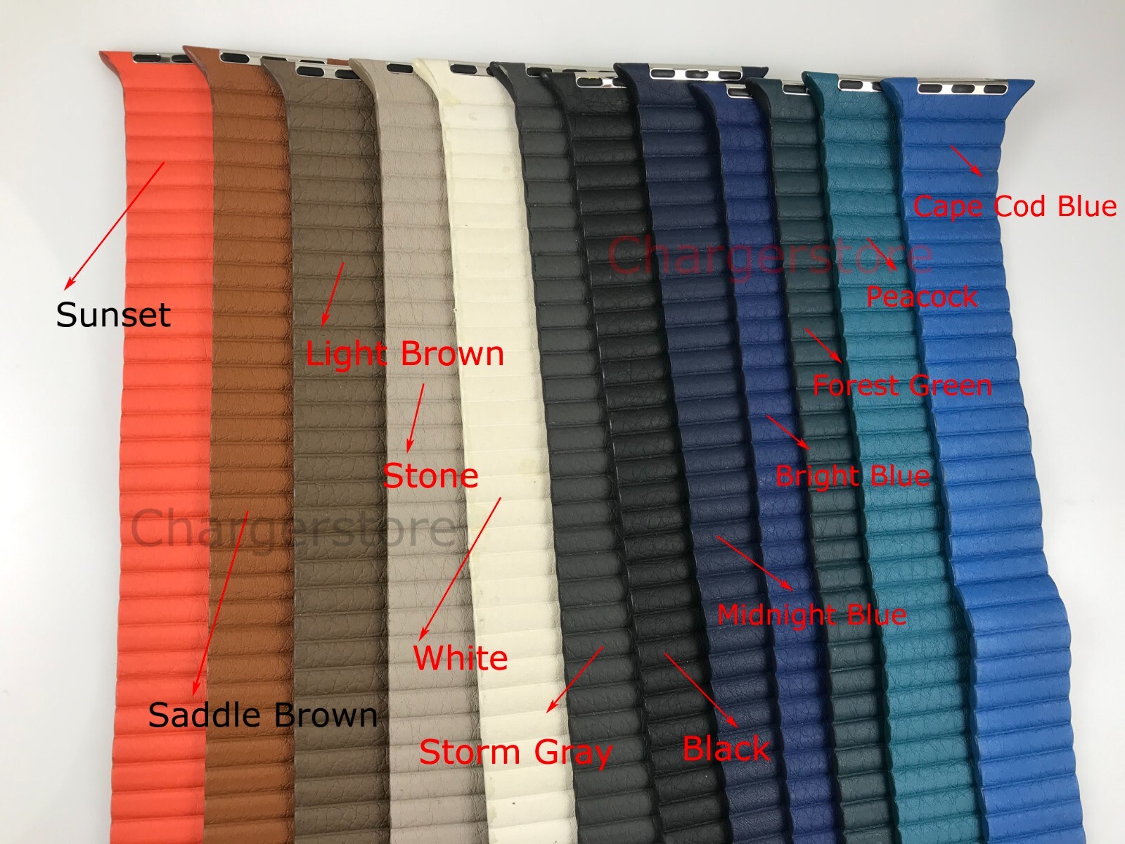 Original Genuine Apple Watch band Leather Loop 42mm 44MM 45MM 46MM 49MM Large