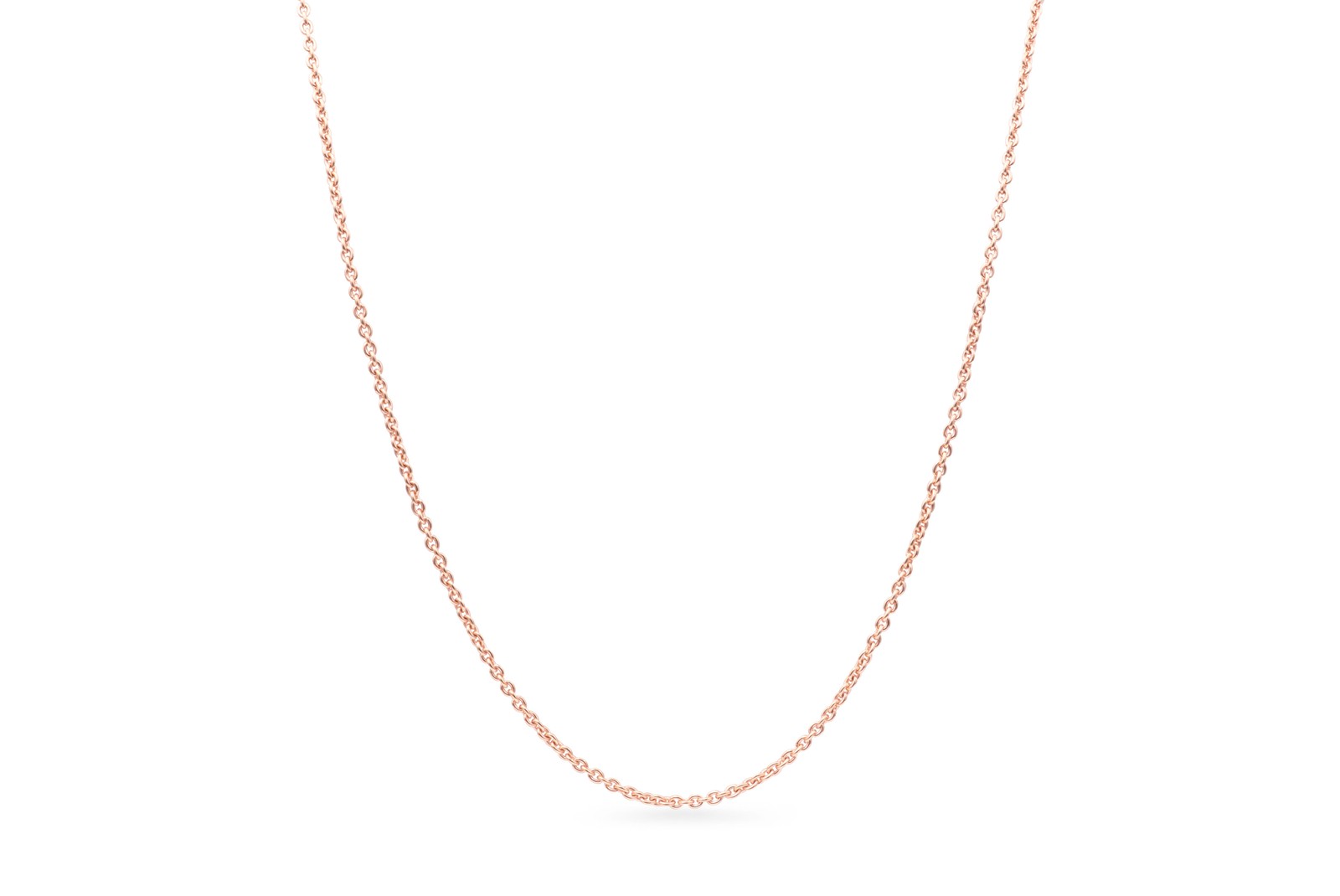PANDORA Sterling Silver Chain with 14k Rose Gold Plating 45 cm/17.7 in 580413-45
