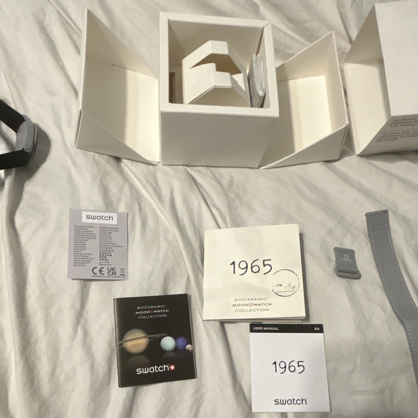 Swatch Bioceramic MoonSwatch 1965 Only tried on Original strap and Rubber