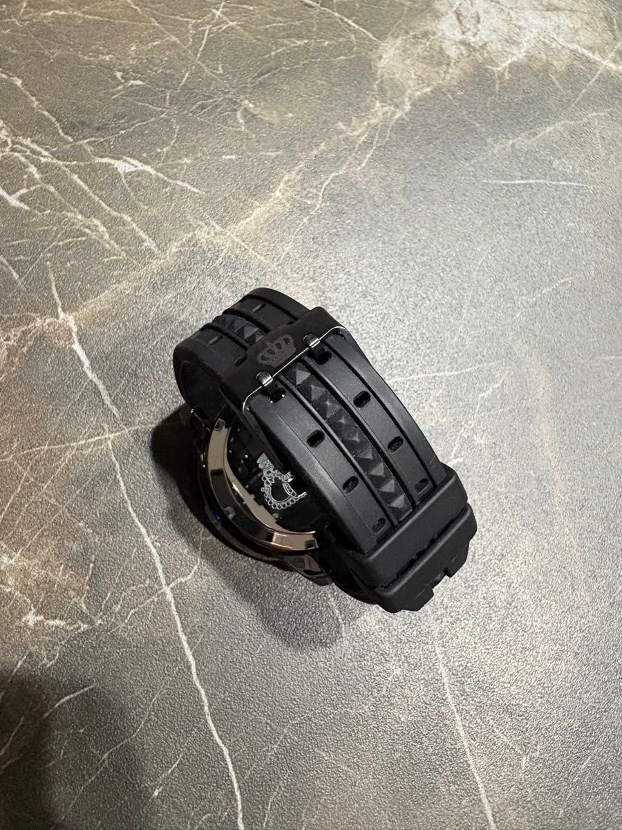 [B1P] Justin Davis Kiyoharu Collaboration Silver Mens Wristwatch [t7p]