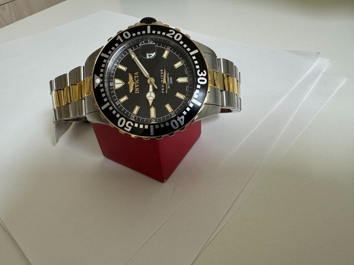 Invicta 6026 Pro Diver Automatic NH35A SII black Dial Stainless Steel watch 6026