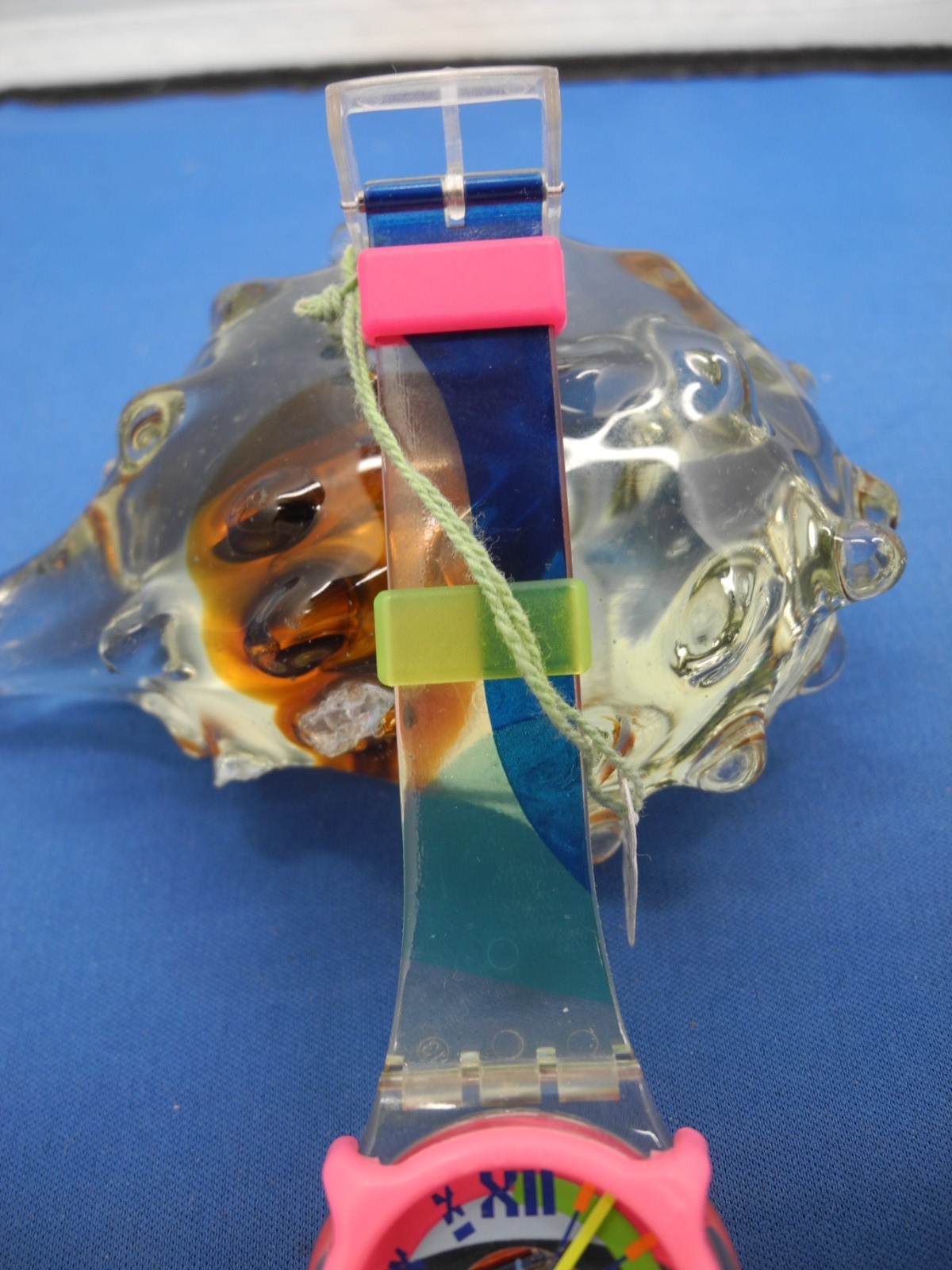 SWATCH WATCH GK153 “BEACH VOLLEY” 1992 ORIGINAL – NEW BATTERY,WORKS FINE.