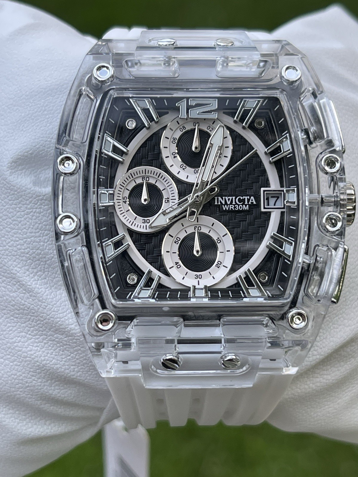 Invicta S1 Rally Men’s Watch – 42mm, White (70145) new