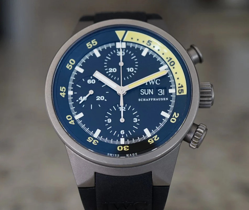 IWC Aquatimer Men’s Black Watch – IW371918
