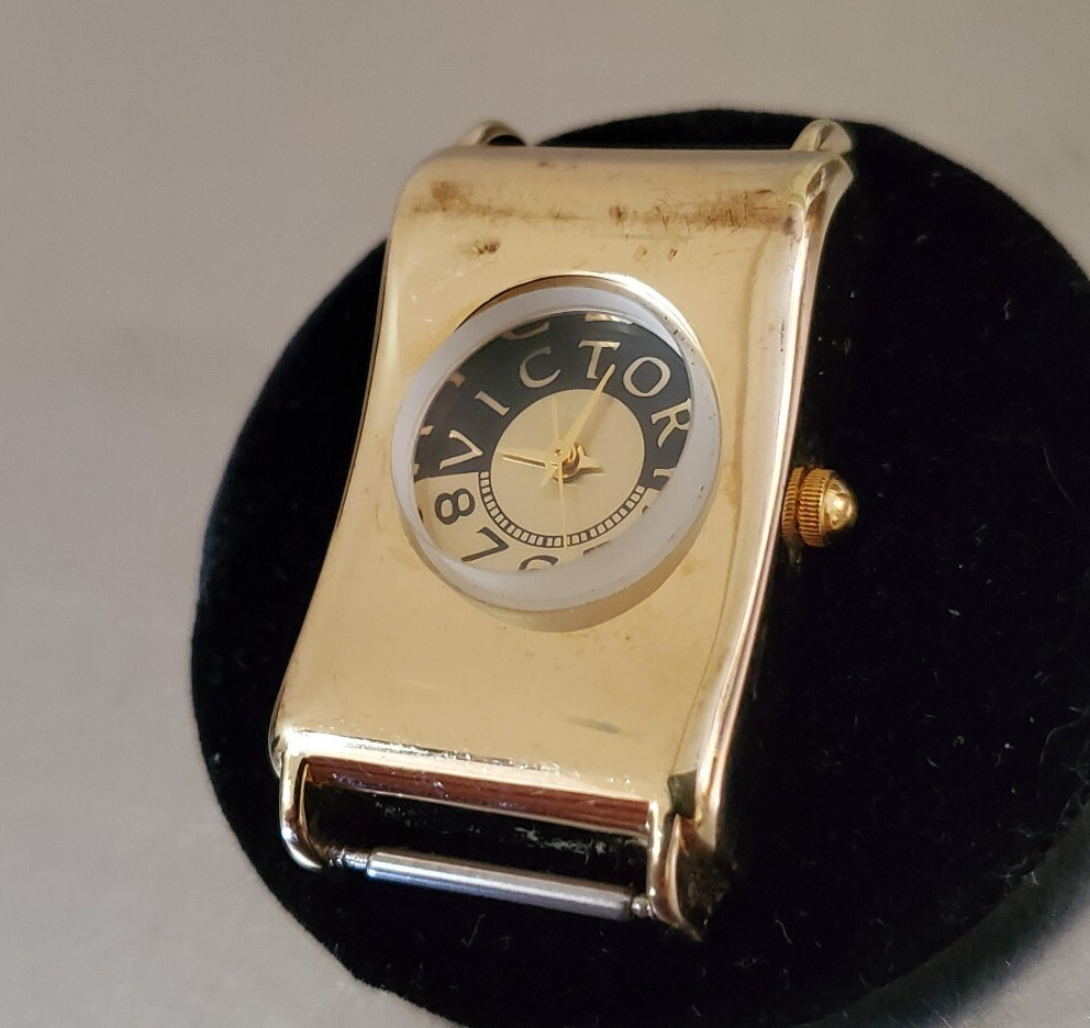 VICTORY Women’s Watch Vintage Analog Quartz Gold Tone No Band Japan 22 mm