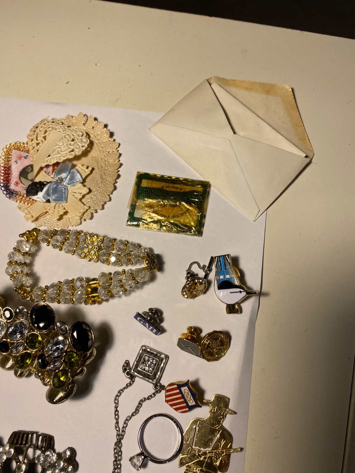 T93 Lot of Costume Jewelry & Etc. Earrings Bracelets Etc.