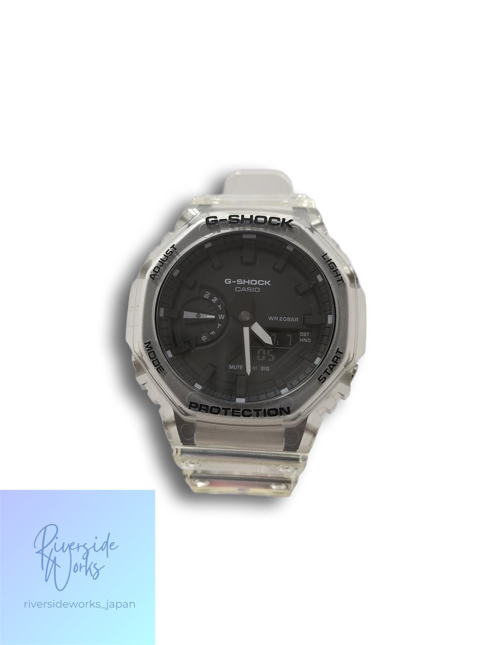 CASIO G-SHOCK GA-2100SKE-7ADR Transparent Watch