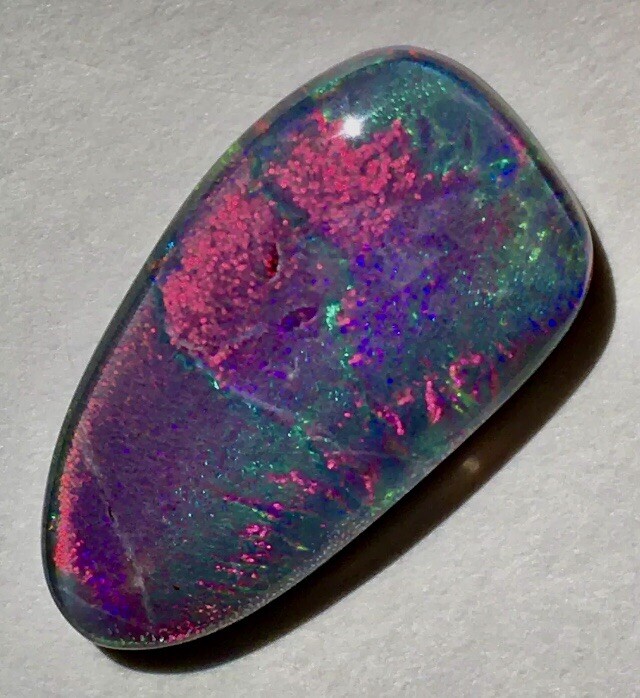 BRILLIANT GIANT 17.90cts AUSTRALIA OPAL TRIPLET RAINBOW🌈 PEACOCK HARLEQUIN FIRE