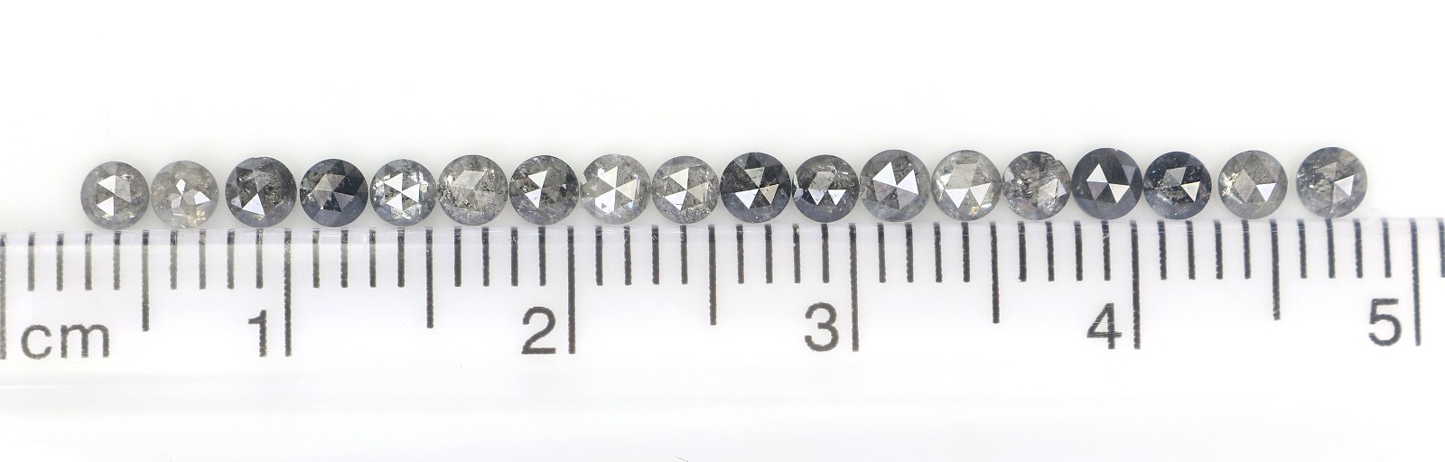 1.18 CT Natural Loose Round Shape Diamond 2.40 MM Salt And Pepper Diamond NQ1844