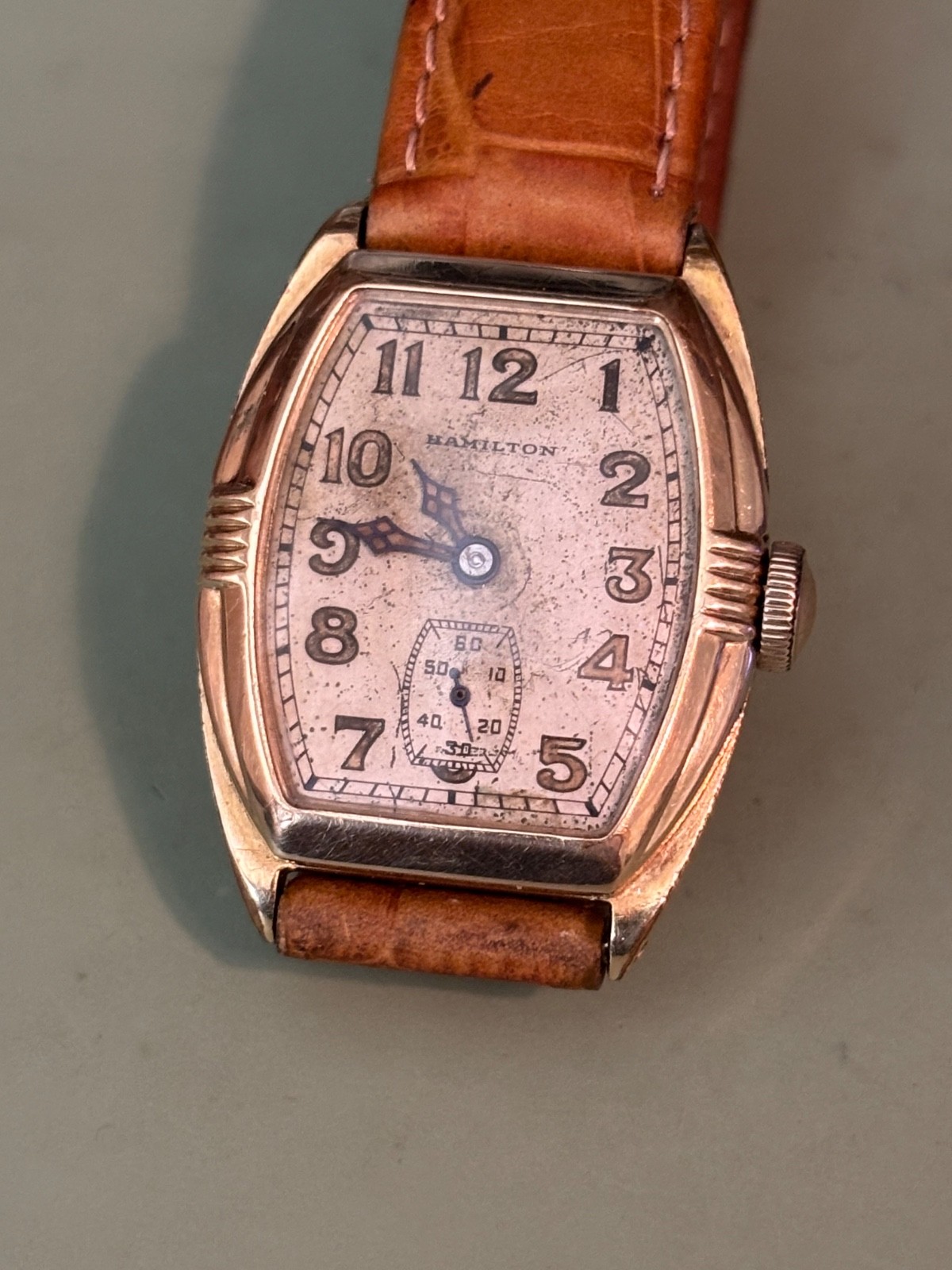 Vintage 1933 Mans HAMILTON PERRY Stunning Dial Fully Serviced WARRANTY