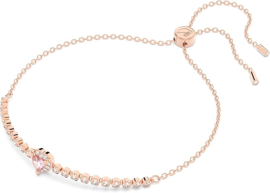 Swarovski One bracelet Heart Rose Gold Finish – 5646745 Pink *NEW IN GIFT BOX*