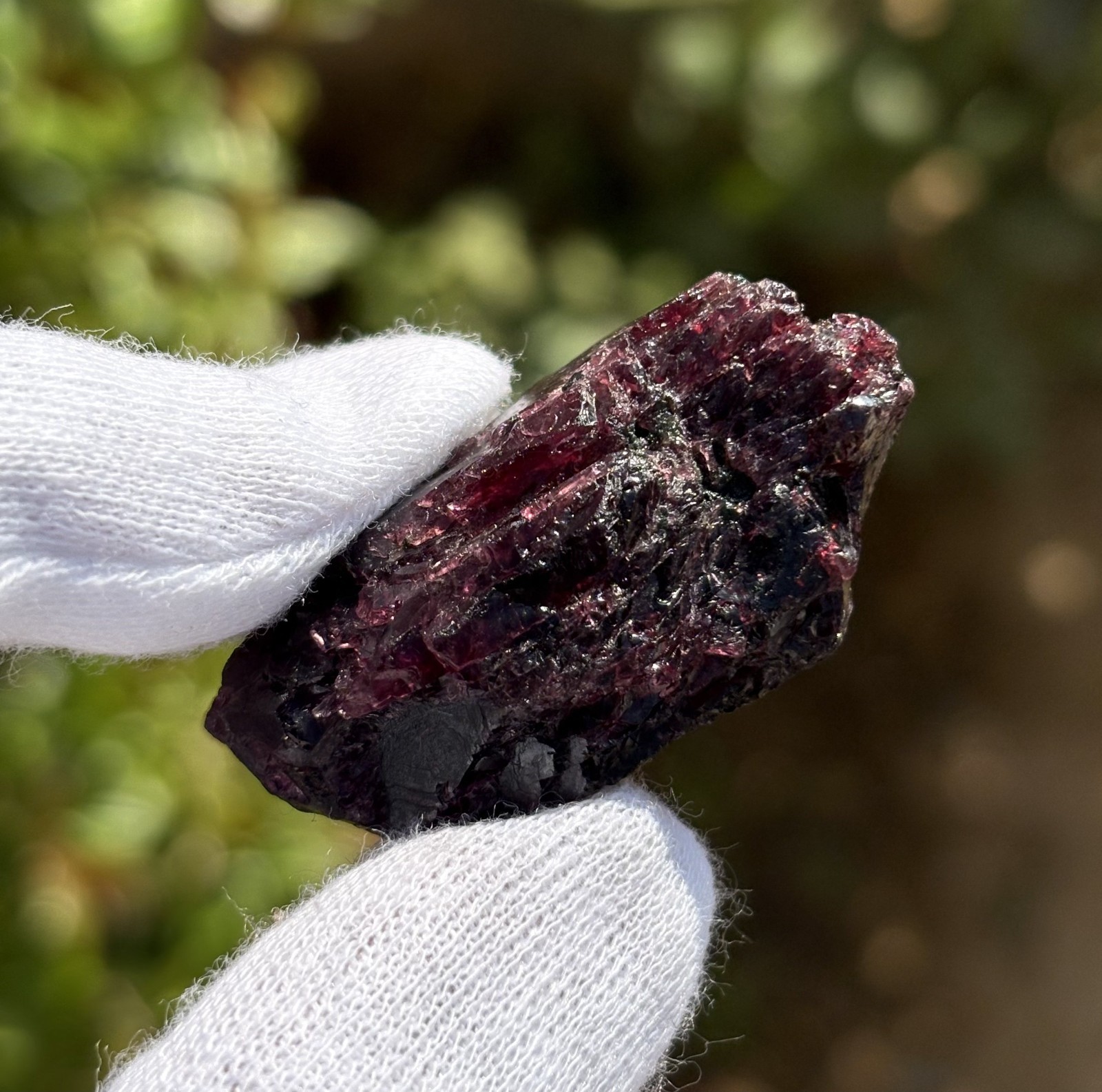 Natural 105 Ct Red Garnet Rough Jewellery Making Healing Crystal Raw Gemstone