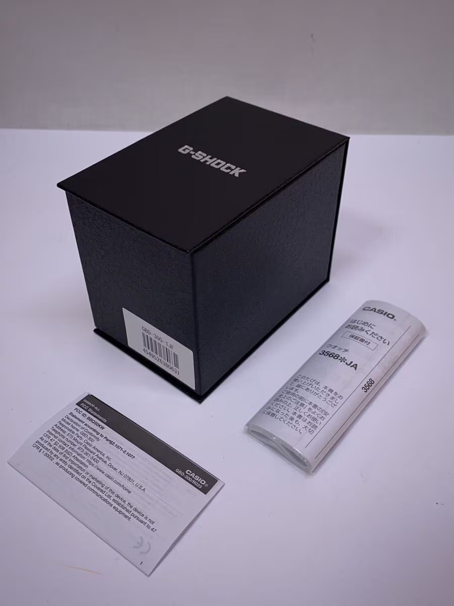 CASIO Quartz Watch G SHOCK Digital Rubber BLK BLK