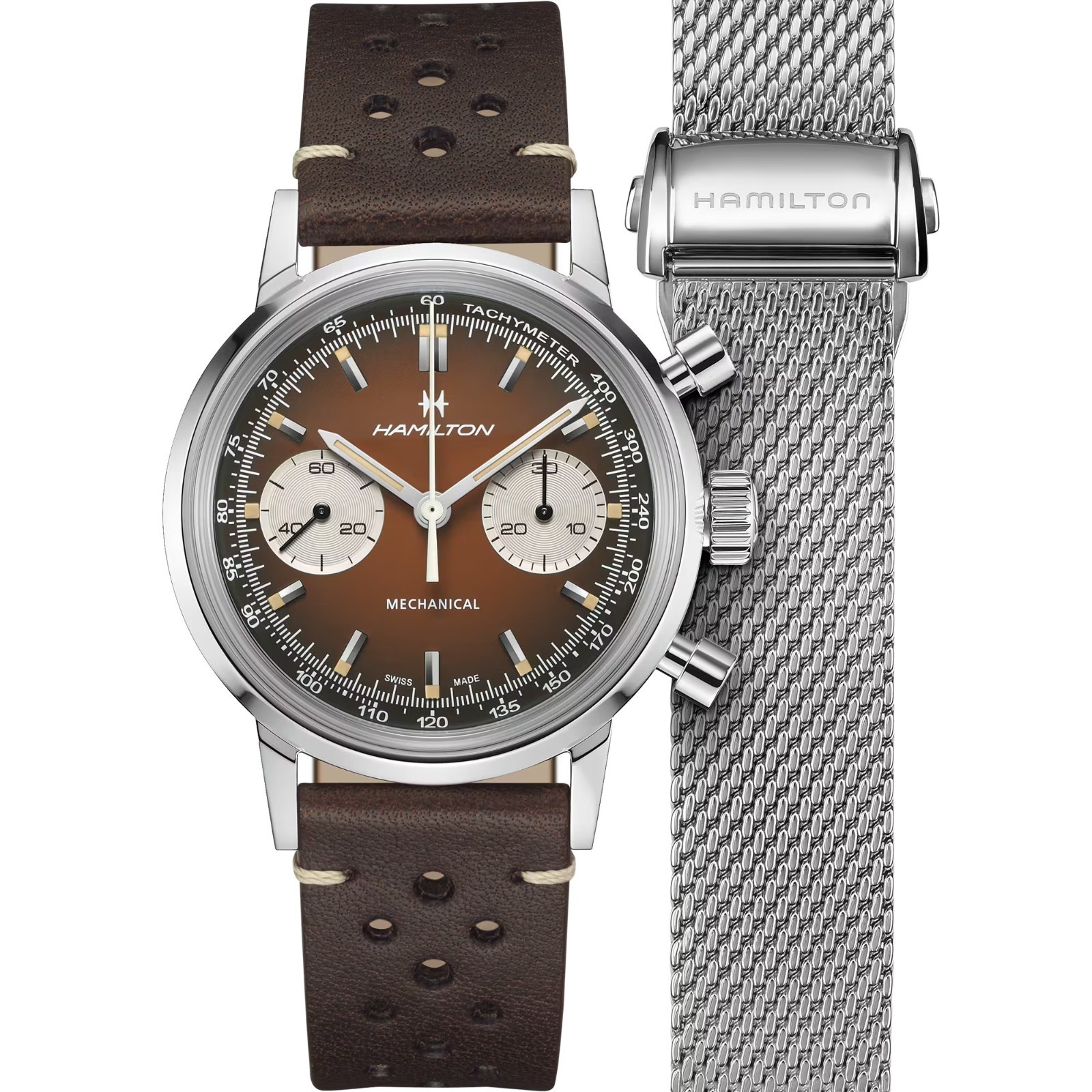 HAMILTON American Classic Intra-matic Chronograph H Bracelet Bundle Mech 40mm