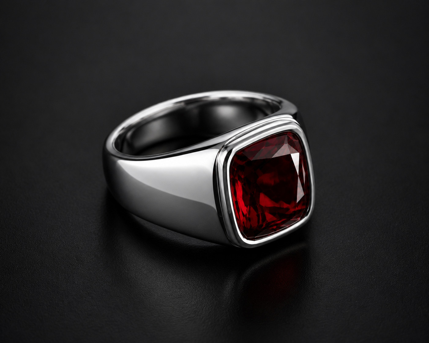 Top Quality Ruby Gemstone 925 Sterling Silver Ring For Men’s Anniversary Gift W4