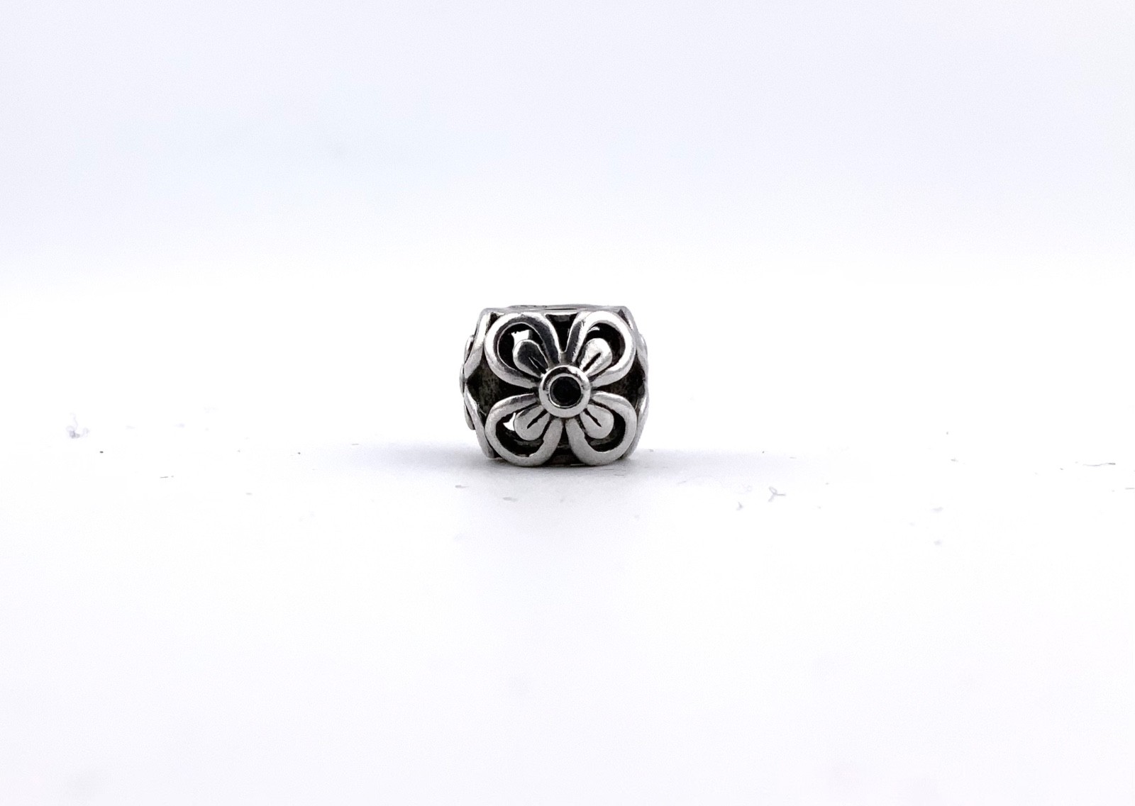 Soufeel sterling silver openwork boho triple flower bead bracelet charm