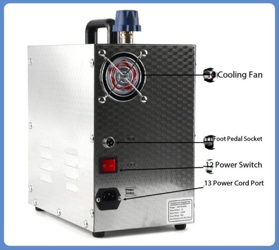 High-Temperature, High-Pressure Steam Cleaner for Jewelry and Accessories