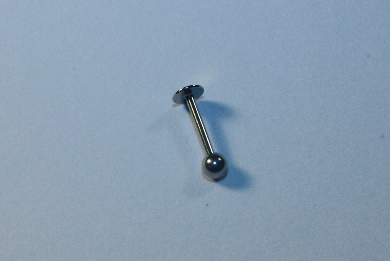 18g 1mm Flatback Labret Stud Bar Surgical Steel Body Piercing Jewelry External