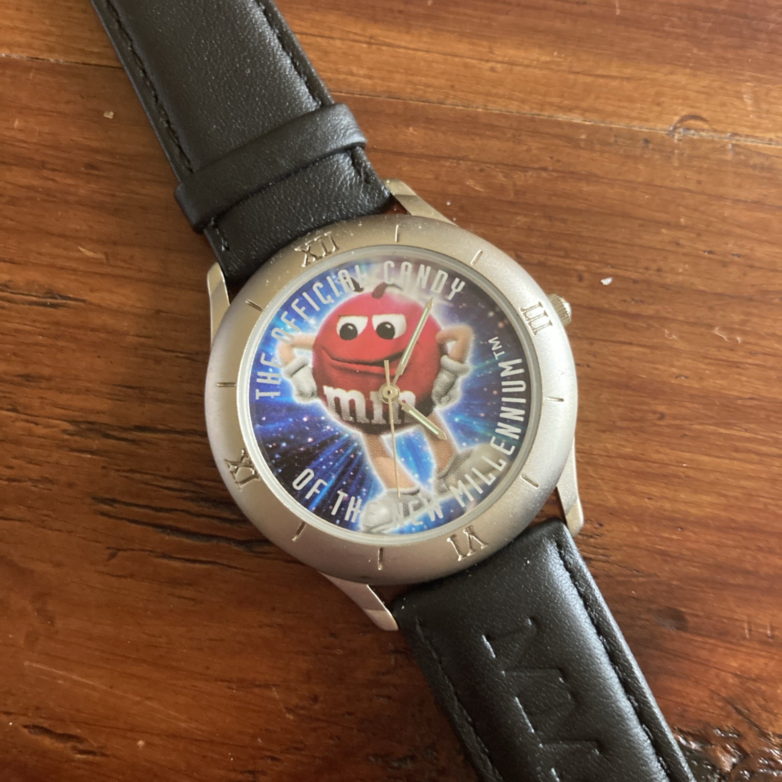 M&M’s Official Candy of The New Millenium Watch Limited Edition 1998 New Battery