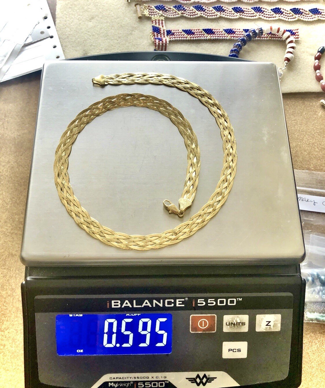 Investment Grade: Authentic Italy Solid Gold 18K 18″ Heavy Wheat Chain Spiga