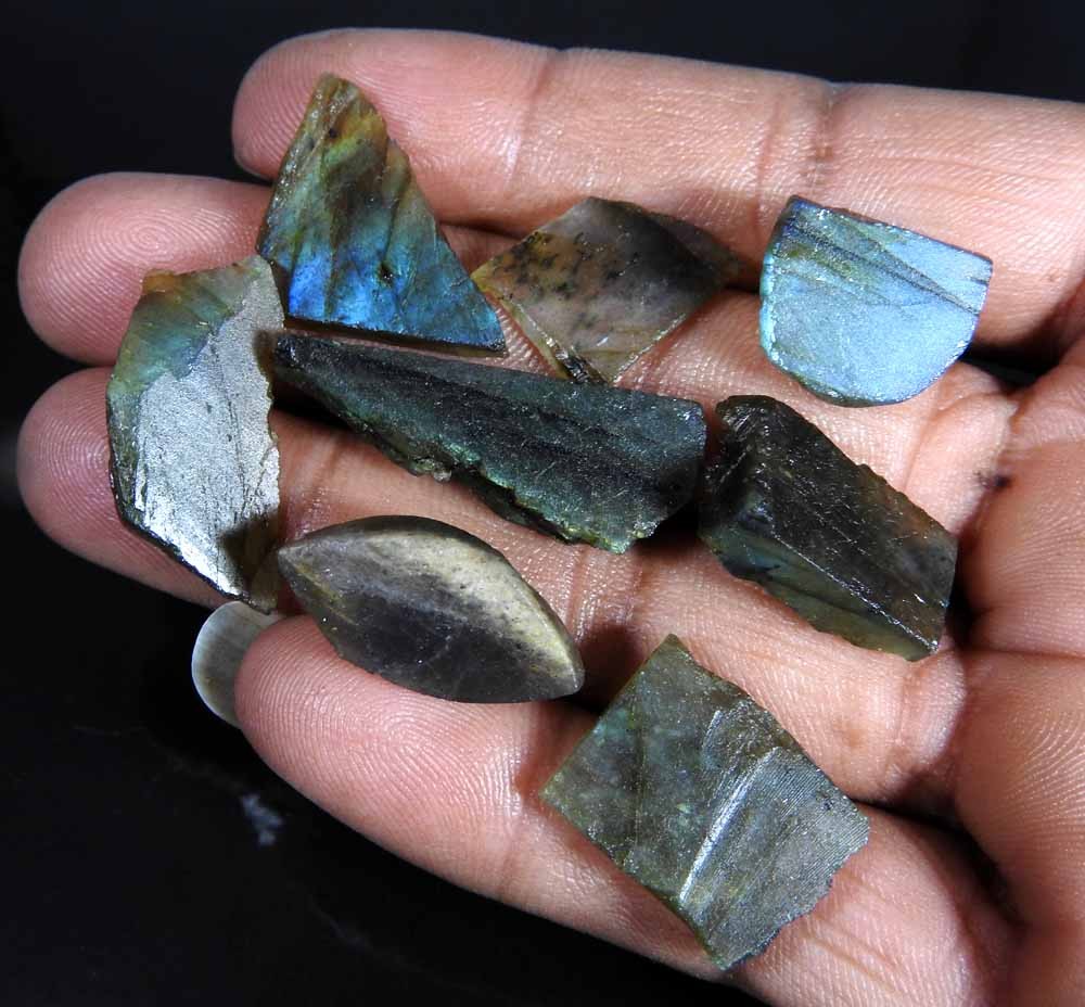 99.20 Ct Natural Blue Labradorite Rough Wholsale Lot Loose Gemstone