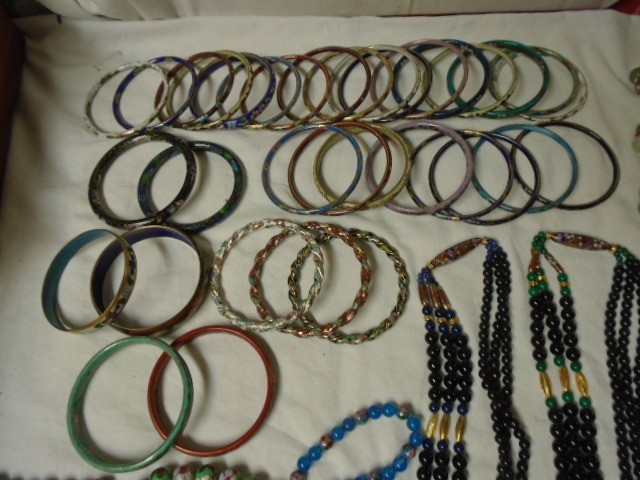 VINTAGE-NOW Jewelry Lot, Asian Cloisonne, All Unused from Compulsive Owner, EX++